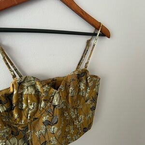 NWT Floral Corset Top